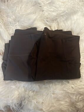 BUNDLE 2- Dark Gray & Dark Brown Leggings